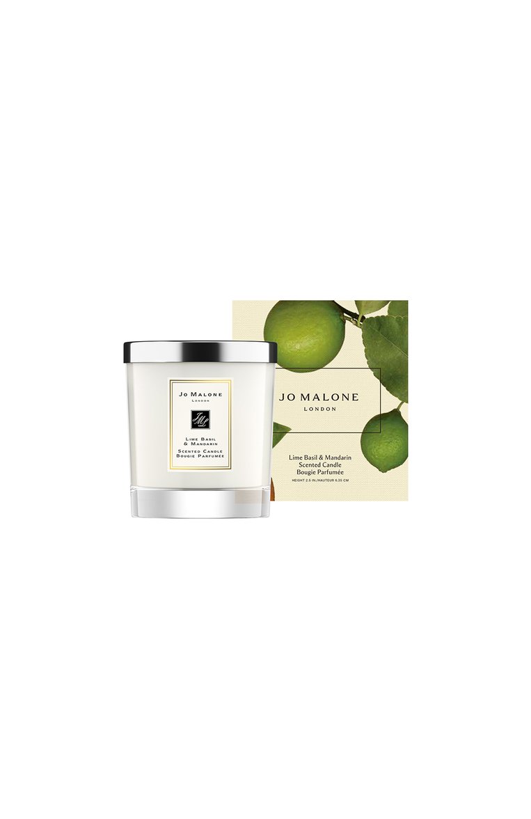 Свеча lime basil & mandarin (200g) JO MALONE LONDON бесцветного цвета, арт. L9YJ-01 | Фото 2 (Нос: Не проставлено; Региональные ограничения белый список (Axapta Mercury): Не простав�лено; Ограничения доставки: flammable)