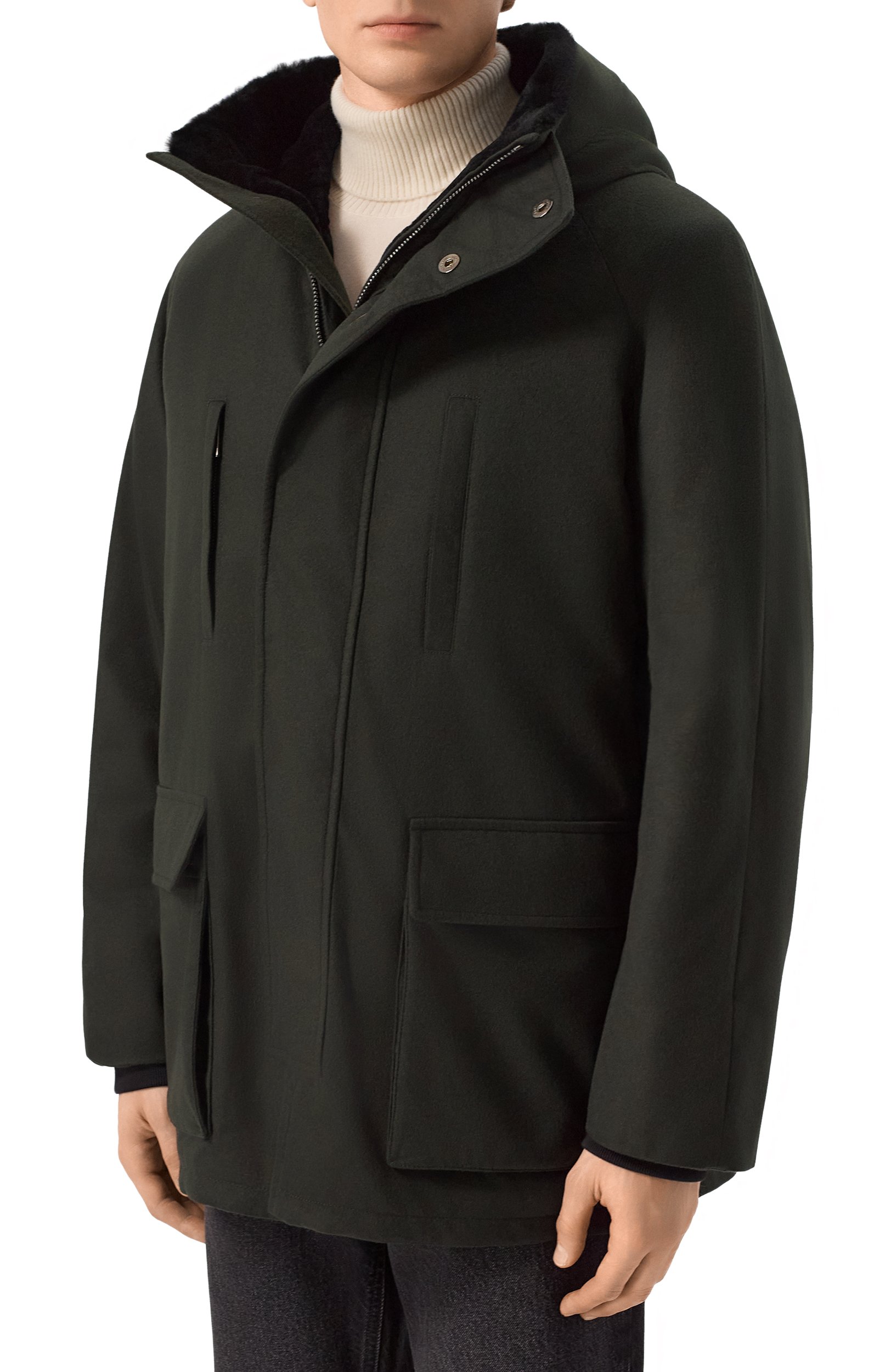 Кашемировый пуховик GIORGIO ARMANI, арт. GM003927/TE13515, фото 3