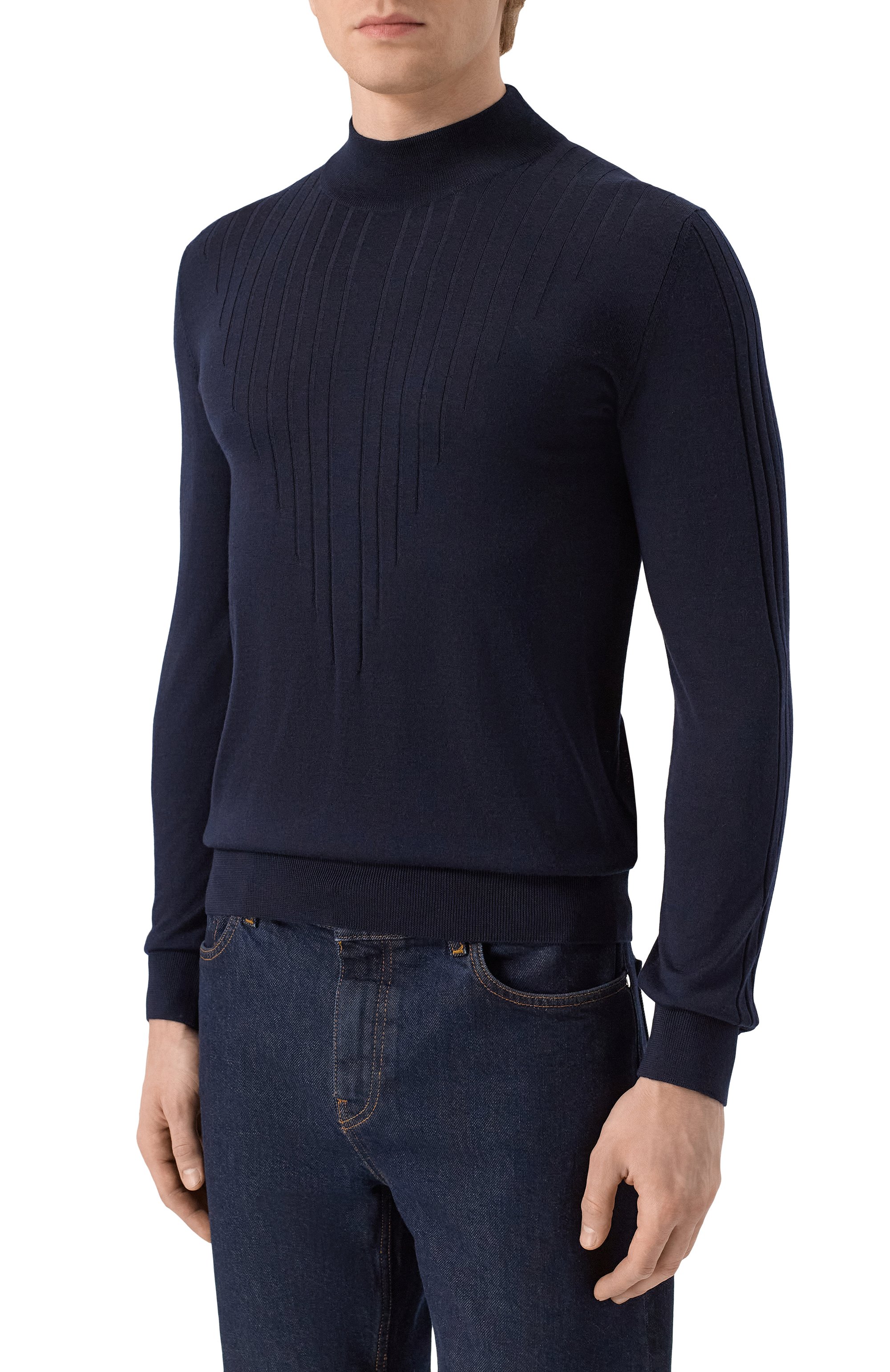 Водолазка из ш�ерсти и шелка ZILLI, арт. KMN001M0230VZRD00_001, фото 3