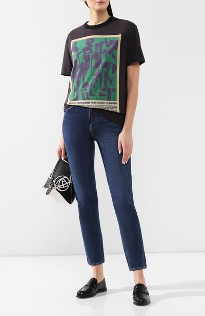 Хлопковая футболка ACNE STUDIOS, арт. AL0076, фото 2