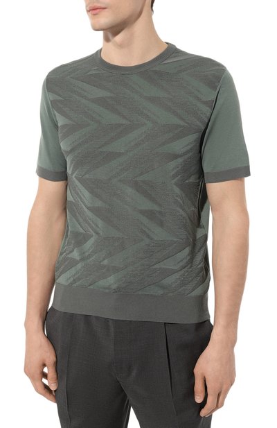 Джемпер из хлопка и шелка STEFANO RICCI, арт. K616324G10/F23237, фото 3