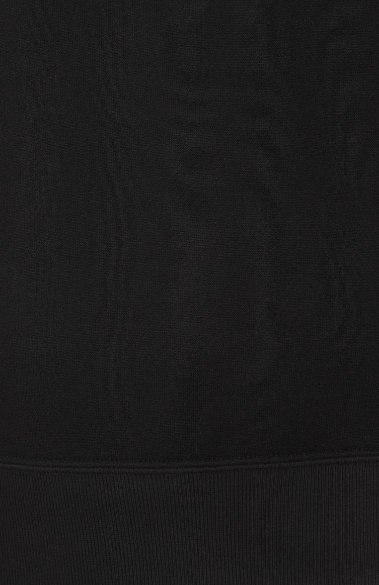 Мужской хлопковый свитшот SAINT LAURENT черного цвета, арт. 820127/Y36SW | Фото 7 (Автоматизация ТО: Проставлено; Рукава: Длинные; Длина (для топов): Стандартные; Автоматизация состава: Проставлено; Материал внешний: Хлопок; Мужское Кросс-КТ: свитшот-одежда; Принт: Без принта; Стили: Спорт-шик; Детали: Без декора)