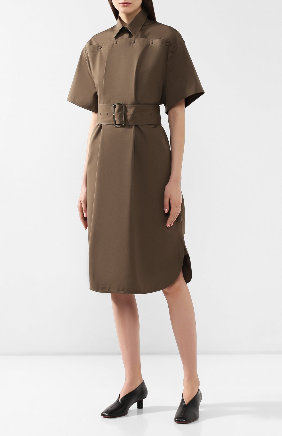 Хлопковое платье BOTTEGA VENETA, арт. 563045/VF1Y0, фото 3