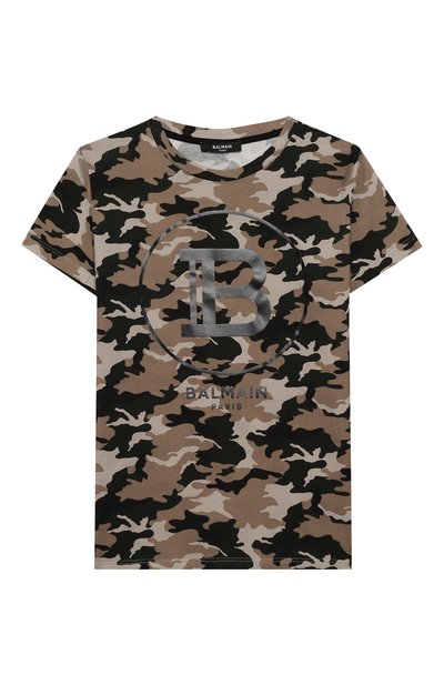 Хлопковая футболка BALMAIN, арт. 6M8581/ME440/4-10, фото 1