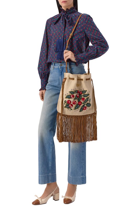 Сумка Valentino 7W2B0R66/VUU Бежевый  7W2B0R66/VUU Фото 7