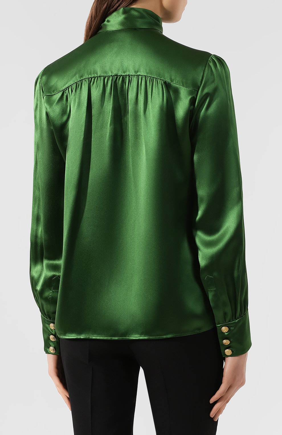 Блузка из смеси шелка и вискозы GUCCI, арт. 595160/ZIM67, фото 4