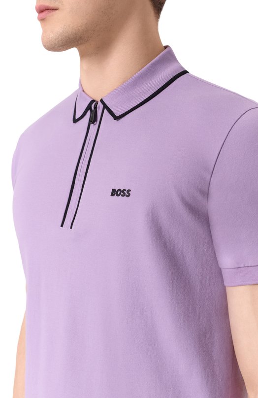 Хлопковое поло BOSS Green 5