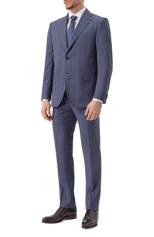 Шерстяной костюм Corneliani 25X008-2517421_SET Синий 25X008-2517421_SET