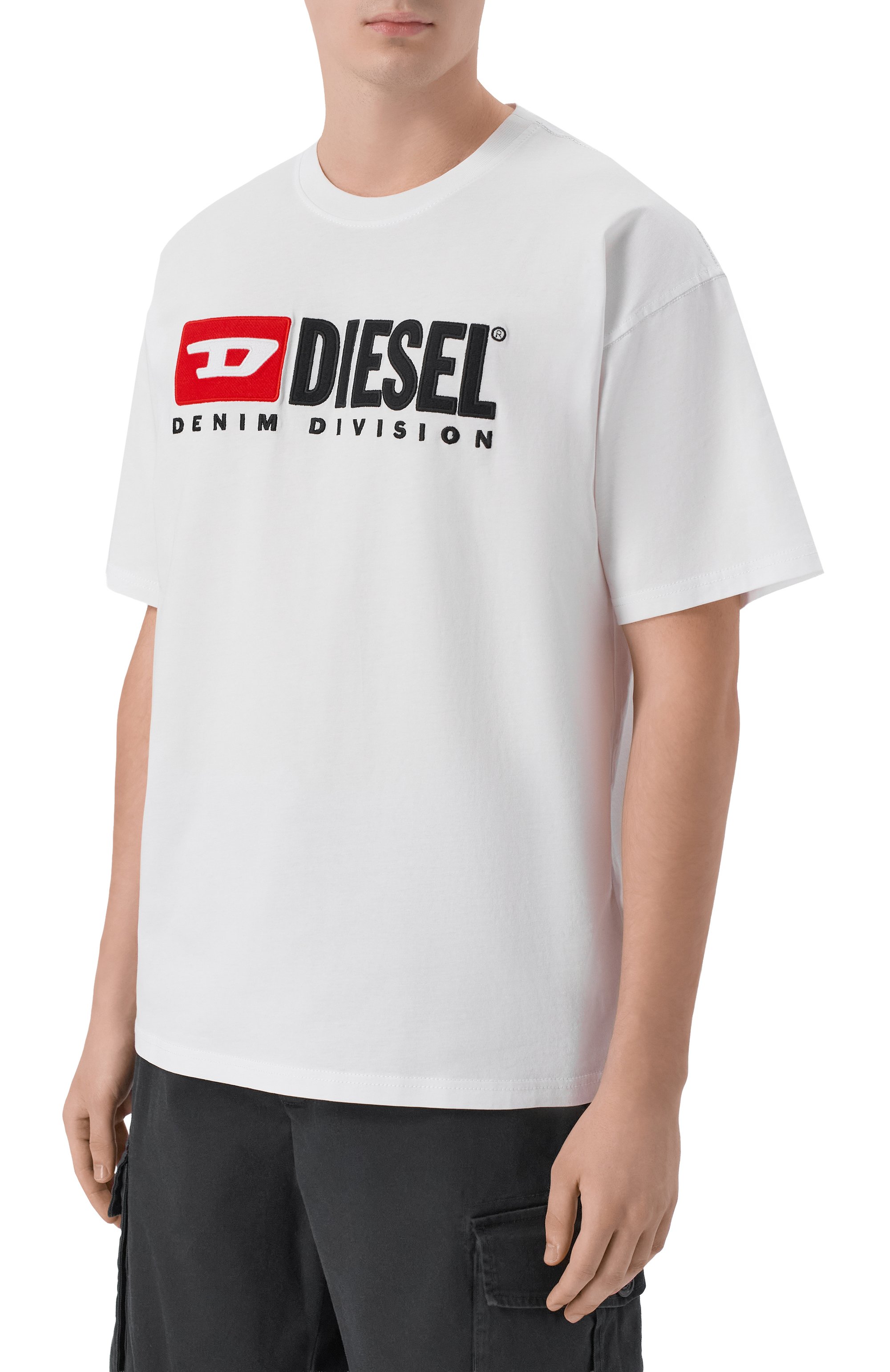 Хлопковая футболка DIESEL, арт. A14943/0GRAI, фото 3