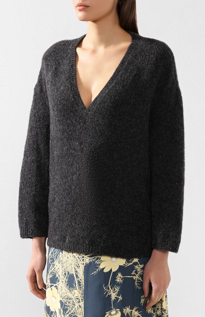 Свитер VIKA GAZINSKAYA серого цвета по цене 47590 руб., арт. FW19-2245, фото 3 Свитер VIKA GAZINSKAYA, арт. FW19-2245, фото 3
