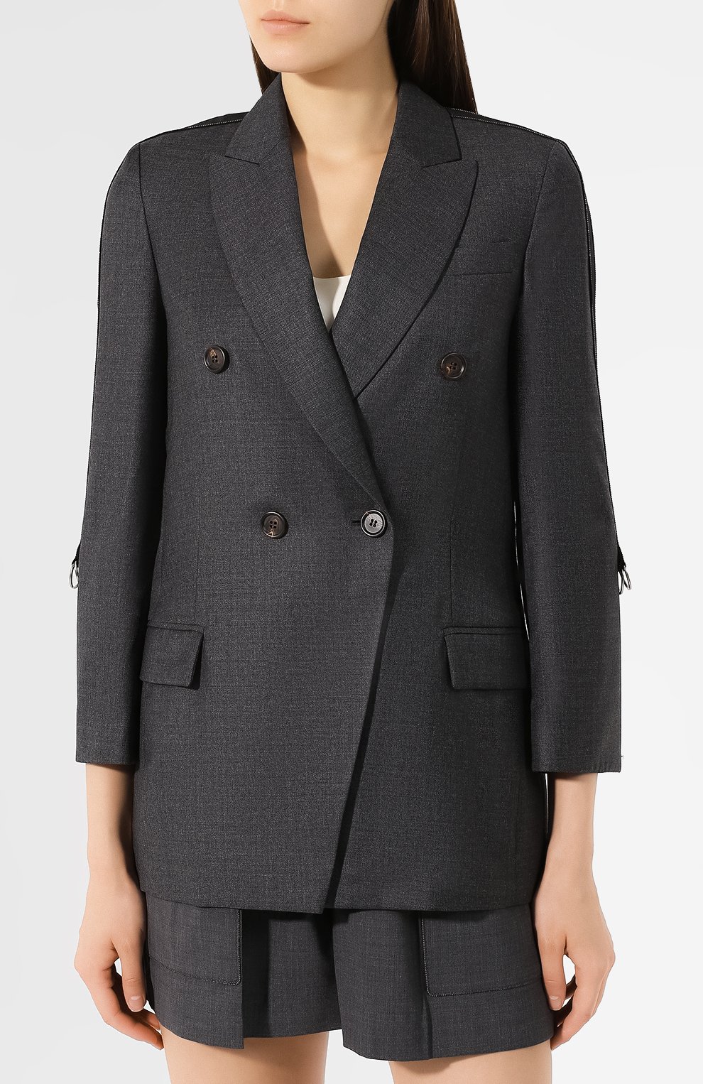 Шерстяной жакет BRUNELLO CUCINELLI, арт. M031P8820, фото 3