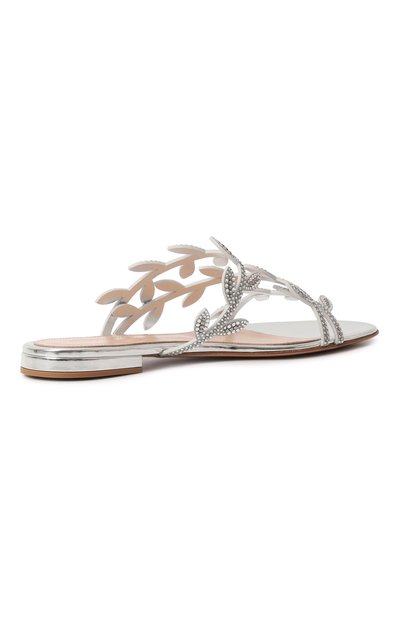 Кожаные шлепанцы flavia GIANVITO ROSSI, арт. G10038.05RIC.BMTARAR, фото 5