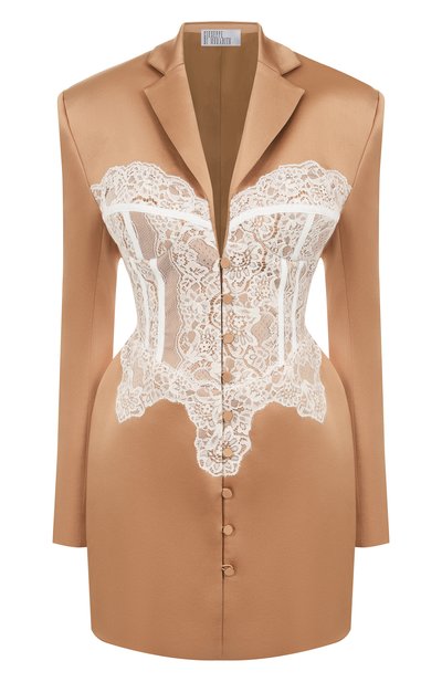 Женское атласное платье GIUSEPPE DI MORABITO, арт. 05FWJA125Y 05300B