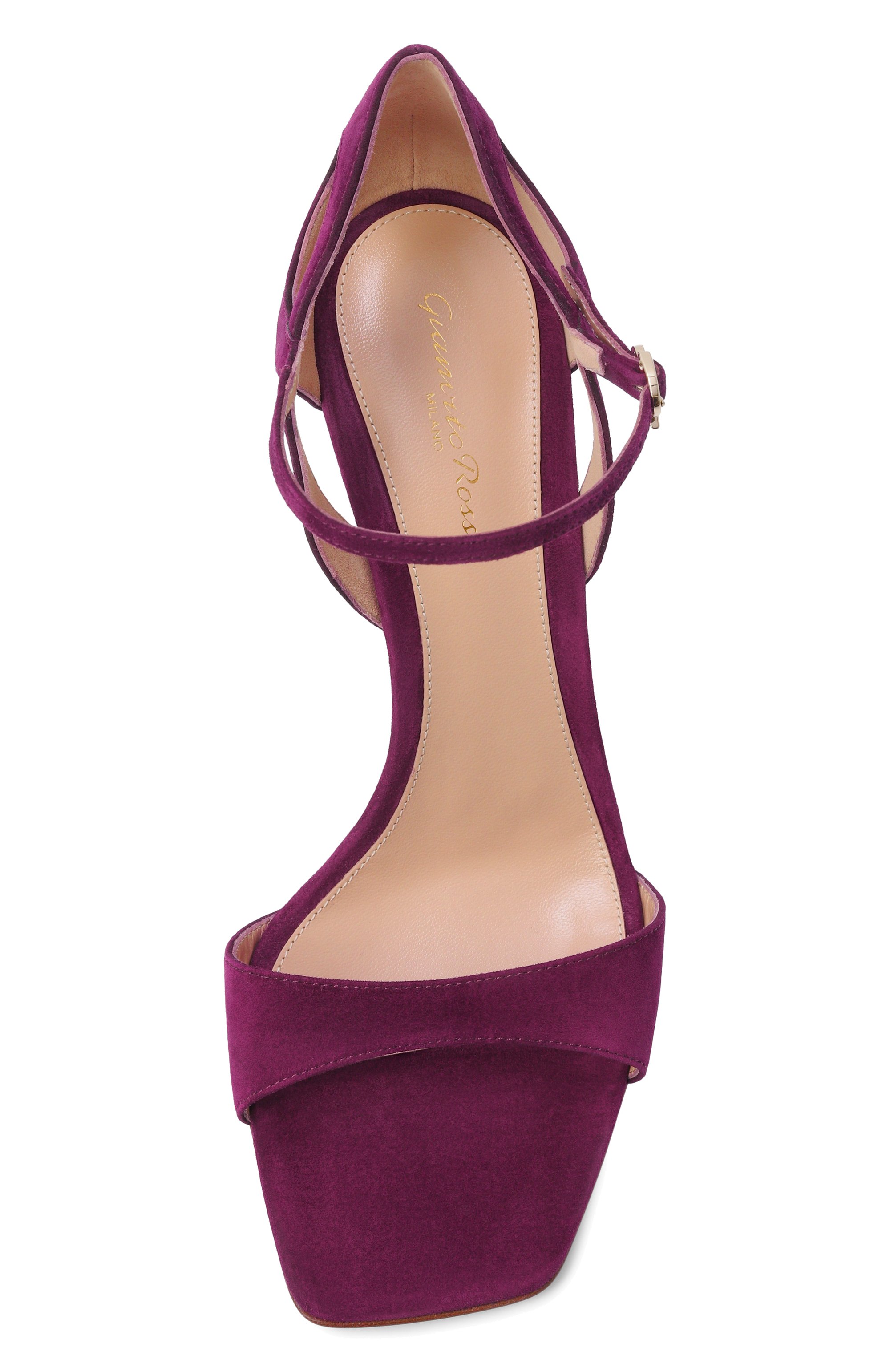 Замшевые босоножки charlotte 95 GIANVITO ROSSI, арт. G61781.95RIC.CAMP0IS, фото 6