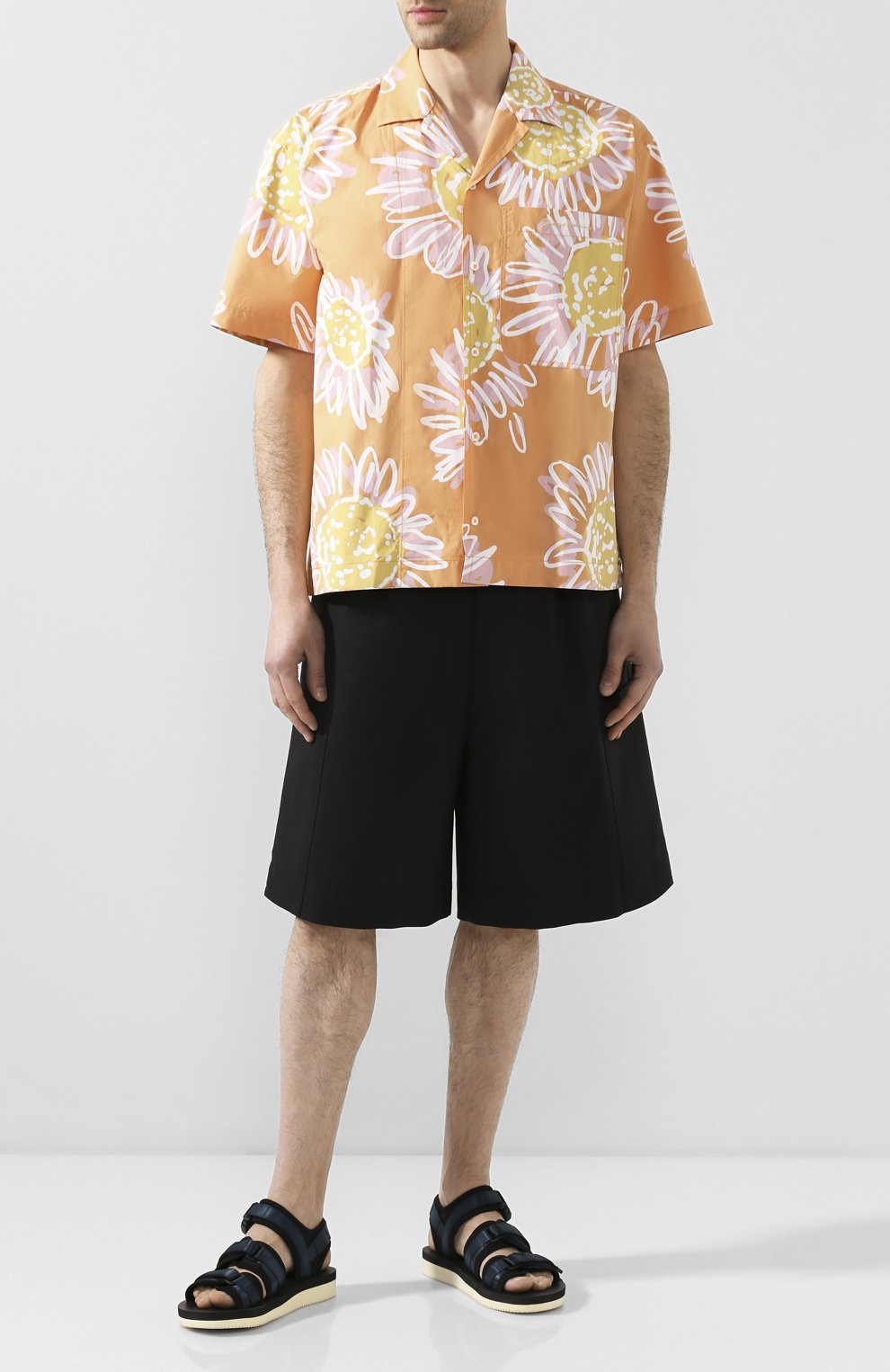 Текстильные сандалии SUICOKE темно-синего цвета по цене 21850 руб., арт. 0G-052V, фото 2 Текстильные сандалии SUICOKE, арт. 0G-052V, фото 2