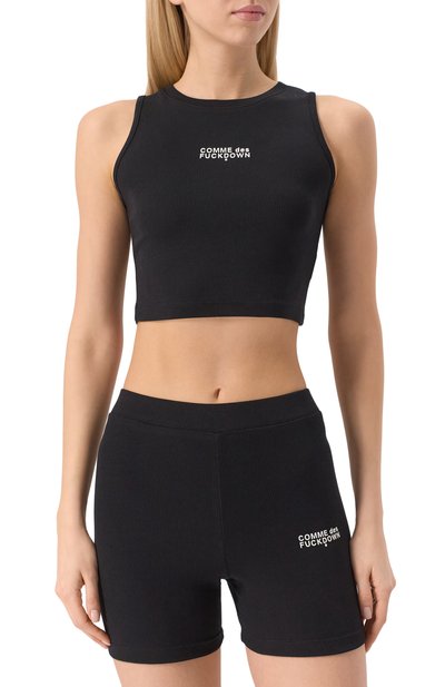 Хлопковый топ COMME DES FUCKDOWN, арт. CFABW01240, фото 3