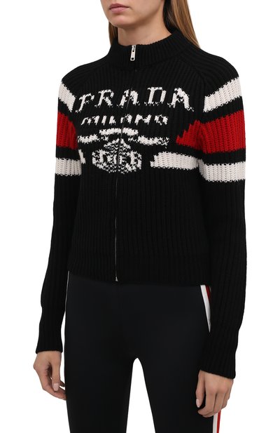 Кашемировый кардиган PRADA, арт. P25L14-10QD-F0002-212, фото 3