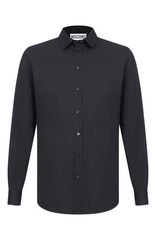 Хлопковая рубашка Moschino A0225/7035 Чёрный A0225/7035