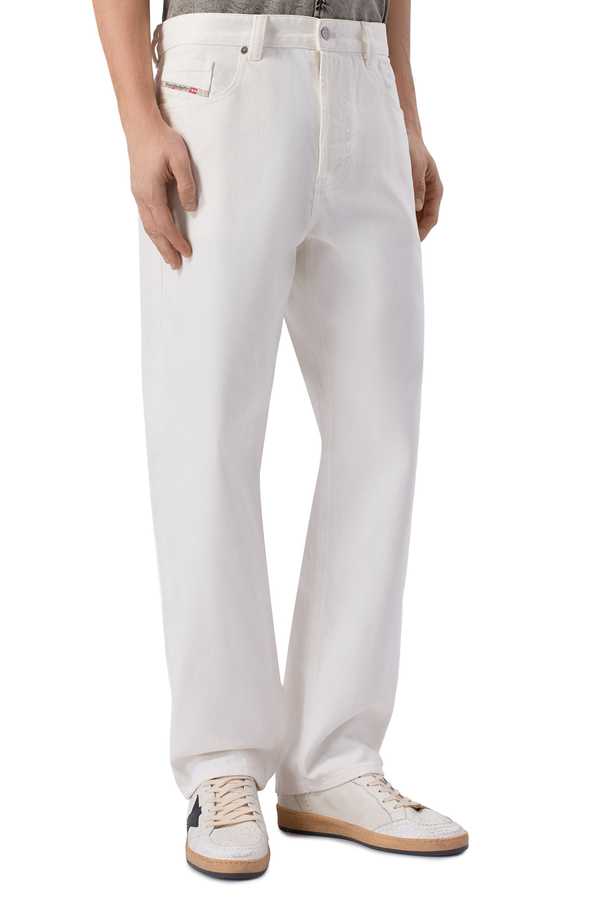 Джинсы 2024 d-macs DIESEL белого цвета по цене 21650 руб., арт. A18974/09I41, фото 3 Джинсы 2024 d-macs DIESEL, арт. A18974/09I41, фото 3