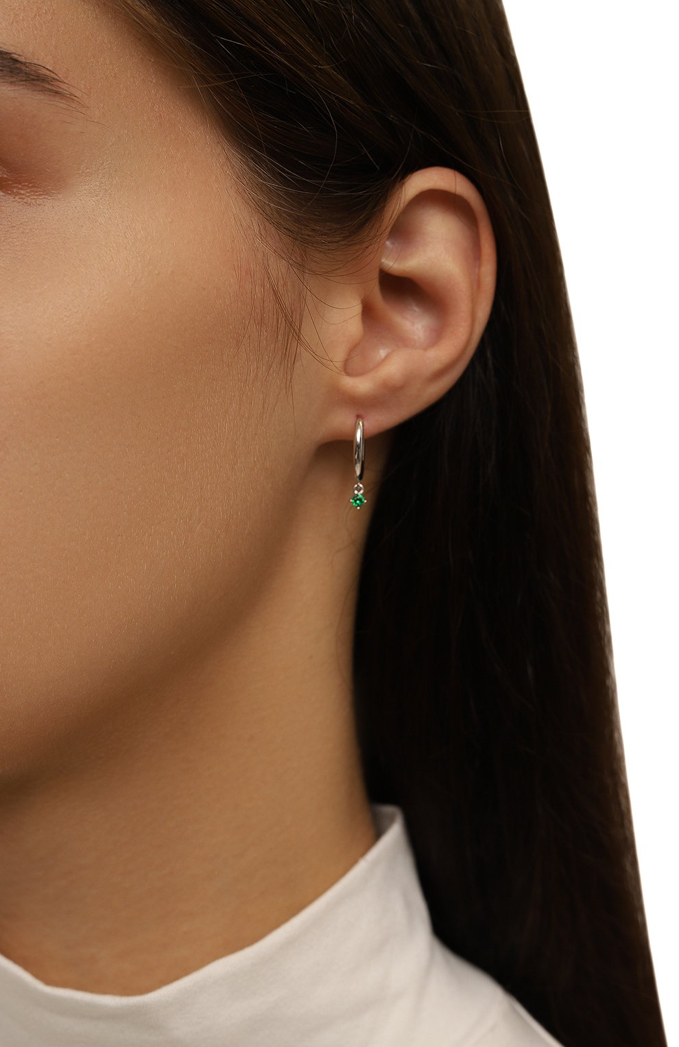 Серьги с зеленым цирконитом JEWLIA, арт. JR-124З, фото 2