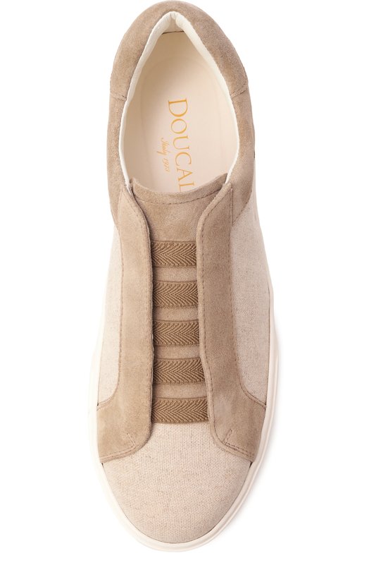 Комбинированные кеды Doucal's DU3542SPENPY847E Бежевый  DU3542SPENPY847E Фото 5