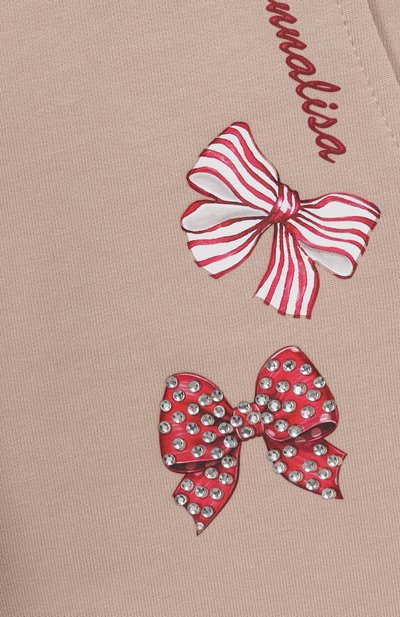 Хлопковые джоггеры MONNALISA, арт. 39E405, фото 3