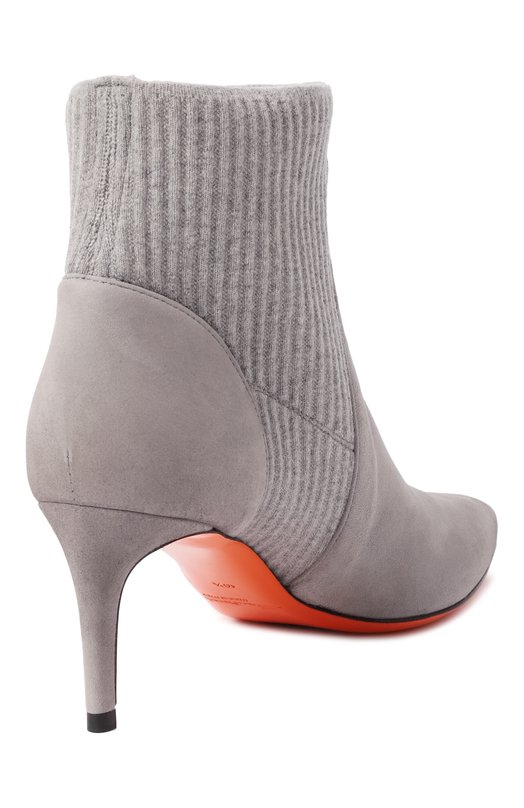 Комбинированные ботильоны Santoni WTLG71332HI2NITX Серый  WTLG71332HI2NITX Фото 5