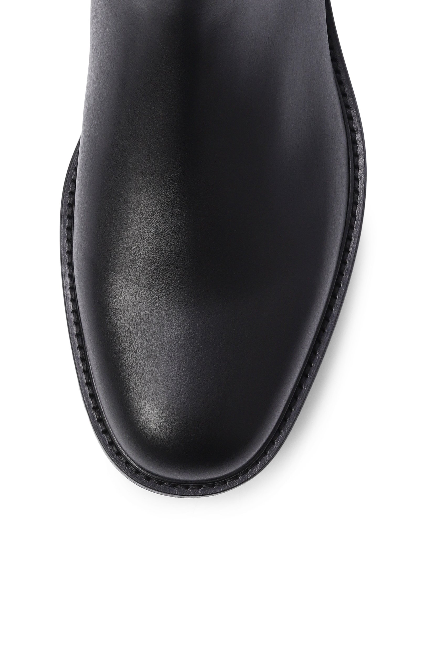 Кожаные челси KITON черного цвета по цене 158000 руб., арт. USSA463N01493, фото 5 Кожаные челси KITON, арт. USSA463N01493, фото 5