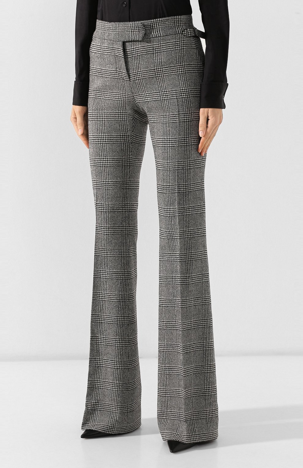 Брюки из смеси шерсти �и шелка TOM FORD, арт. PAW264-FAX552, фото 3