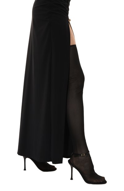 Текстильные ботфорты ALEVI MILANO черного цвета по цене 92400 руб., арт. L25S9001.R.0116997, фото 3 Текстильные ботфорты ALEVI MILANO, арт. L25S9001.R.0116997, фото 3