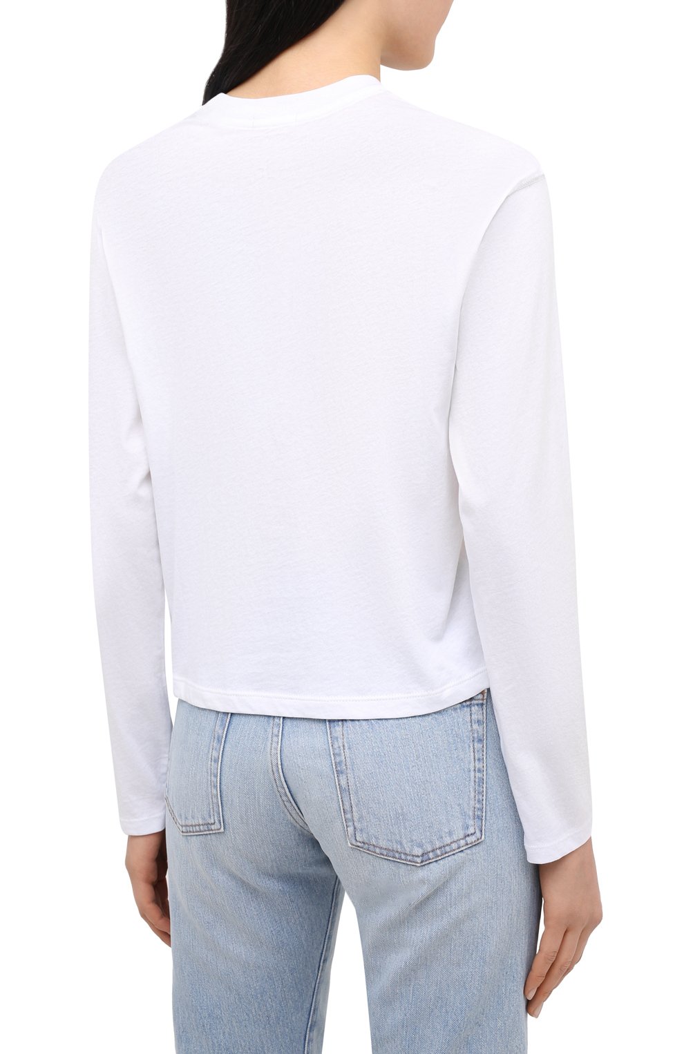 Хлопковый лонгслив ATM ANTHONY THOMAS MELILLO, арт. AW1323-GAB, фото 4