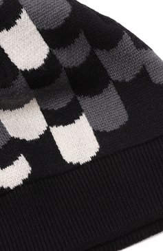 Шерстяная шапка с отделкой из норки PRADA, арт. 1H0603-2E68-F0207, фото 3