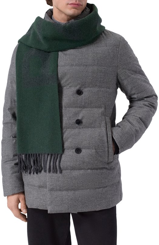 Шерстяной шарф Bogner 98089307 Зелёный  98089307 Фото 2