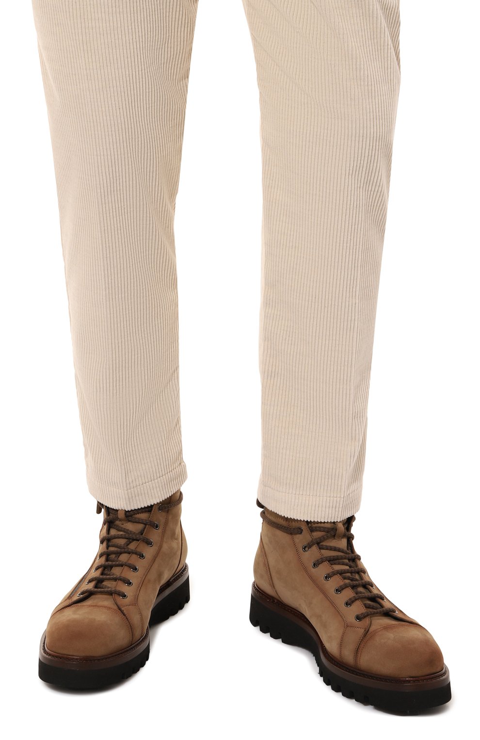 Ботинки из нубука W.GIBBS, арт. 0672001/NUBUCK FUR, фото 3