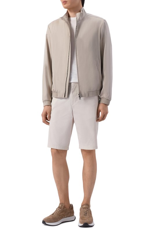 Хлопковые шорты Bogner 18158964 Кремовый  18158964 Фото 2