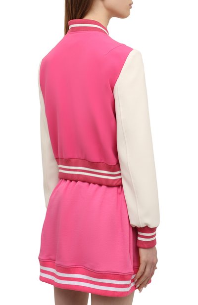 Бомбер REDVALENTINO розового цвета по цене 67700 руб., арт. XR3CIE15/6AC, фото 4 Бомбер REDVALENTINO, арт. XR3CIE15/6AC, фото 4