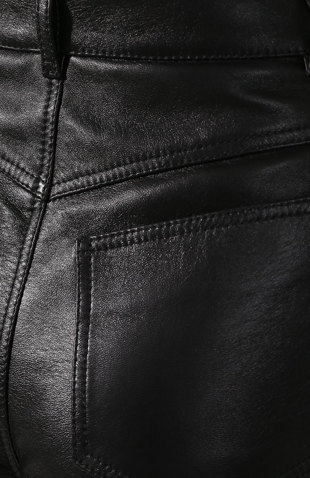 Кожаные шорты SAINT LAURENT, арт. 561313/YC2UE, фото 5