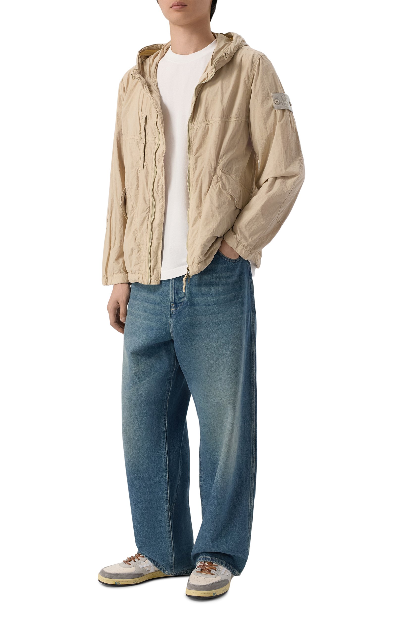 Куртка STONE ISLAND бежевого цвета по цене 118000 руб., арт. K1S154100032/S00F6, фото 2 Куртка STONE ISLAND, арт. K1S154100032/S00F6, фото 2