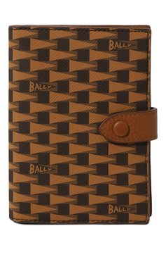 Женские портмоне BALLY коричневого цвета, арт. WL005D/TP046 | Фото 1 (Материал: Натуральная кожа, Пластик; Материал сплава: Проставлено; Нос: Не проставлено)