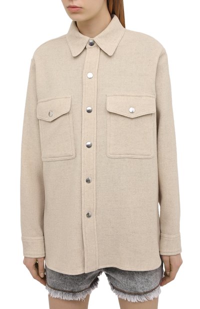 Шерстяная куртка ISABEL MARANT ETOILE, арт. MA0944-21P064E/FAX0N, фото 3