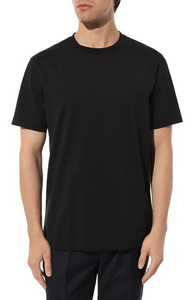 Хлопковая футболка ACNE STUDIOS, арт. FN-MN-TSHI000131BLACK, фото 3