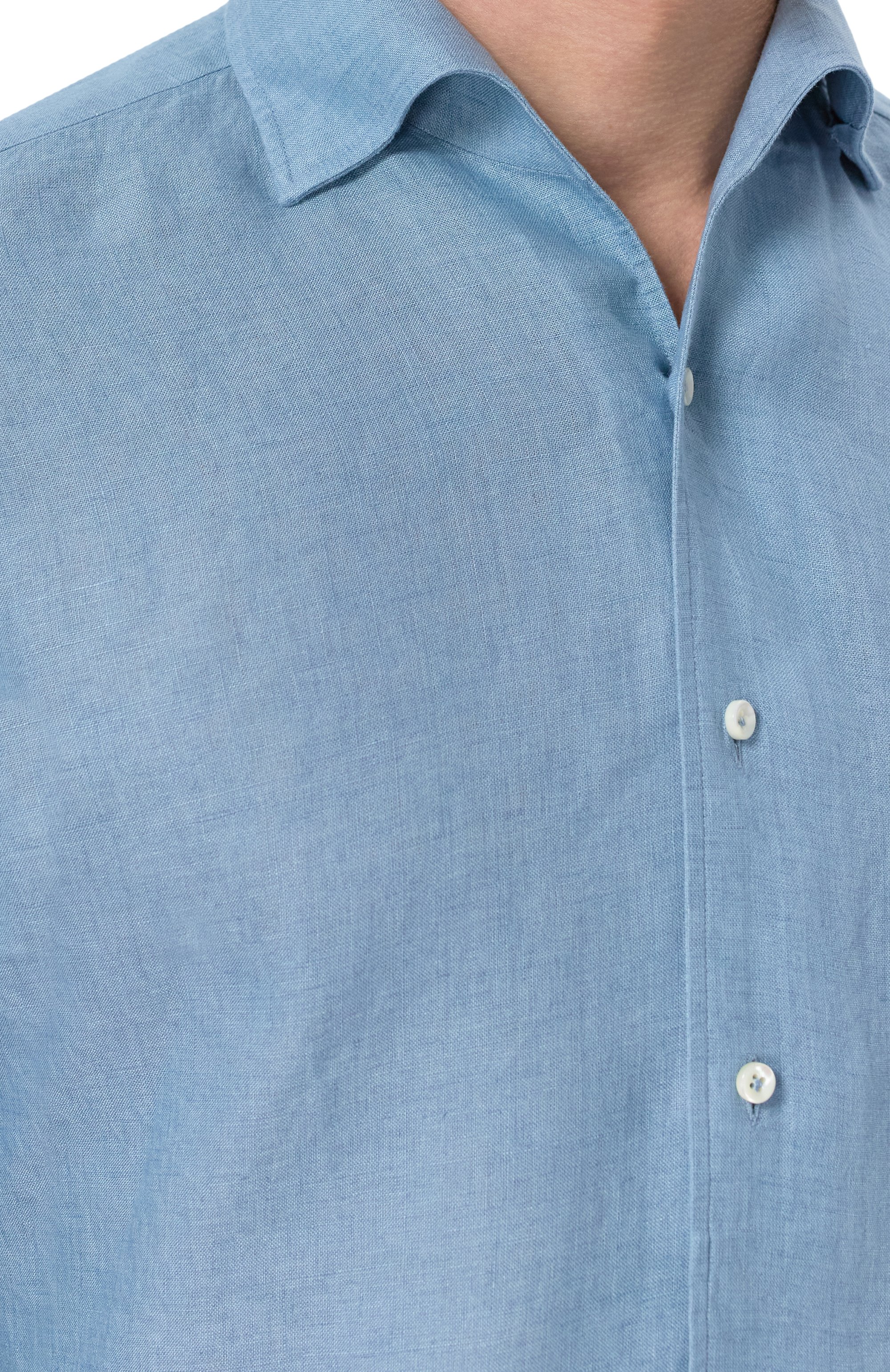 Льняная рубашка ALESSANDRO GHERARDI, арт. D0UBLE-BDN/7431, фото 5