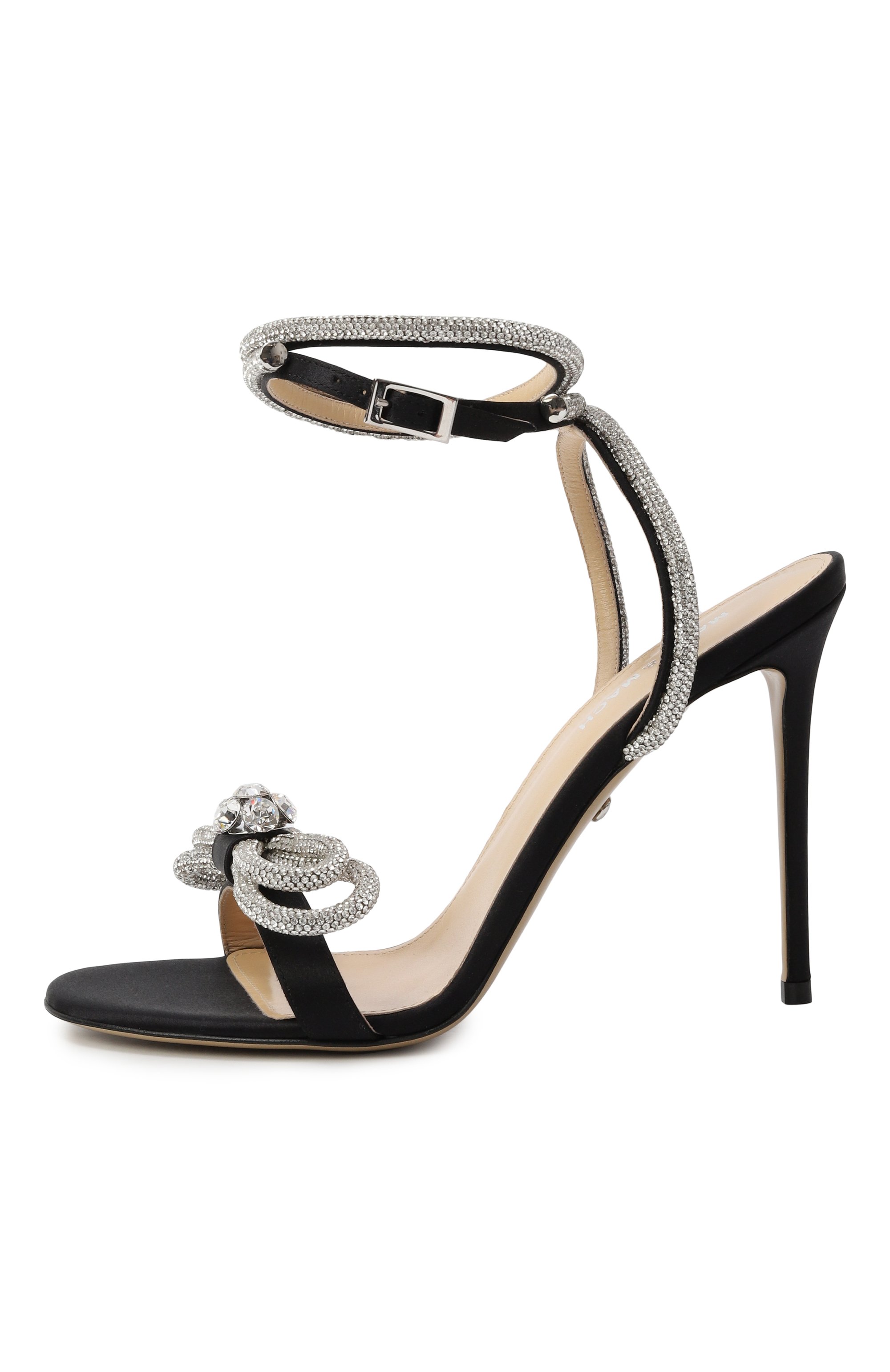 Текстильные босоножки double bow 110 MACH & MACH, арт. R24-S0444-CRP-600, фото 4