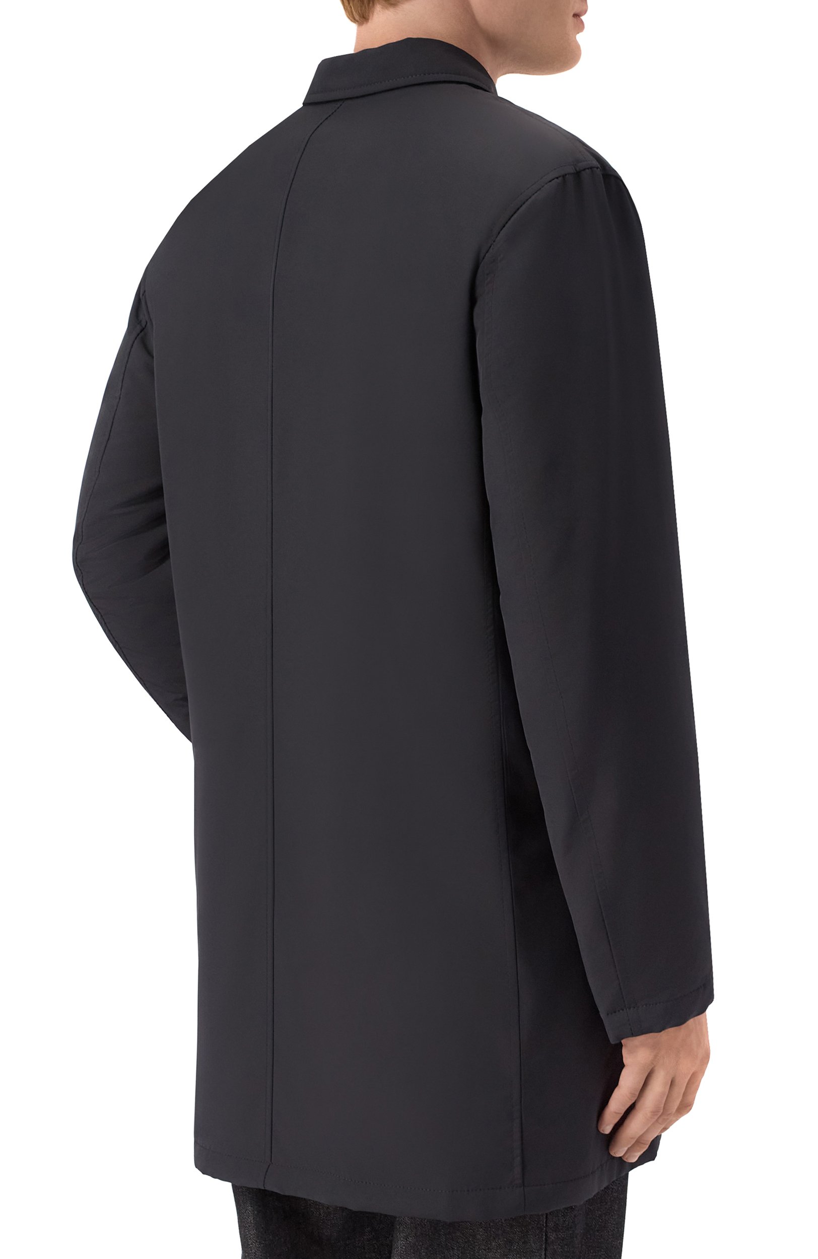 Пальто с подкладкой из овчины KITON, арт. UW1932AV0403F14, фото 4