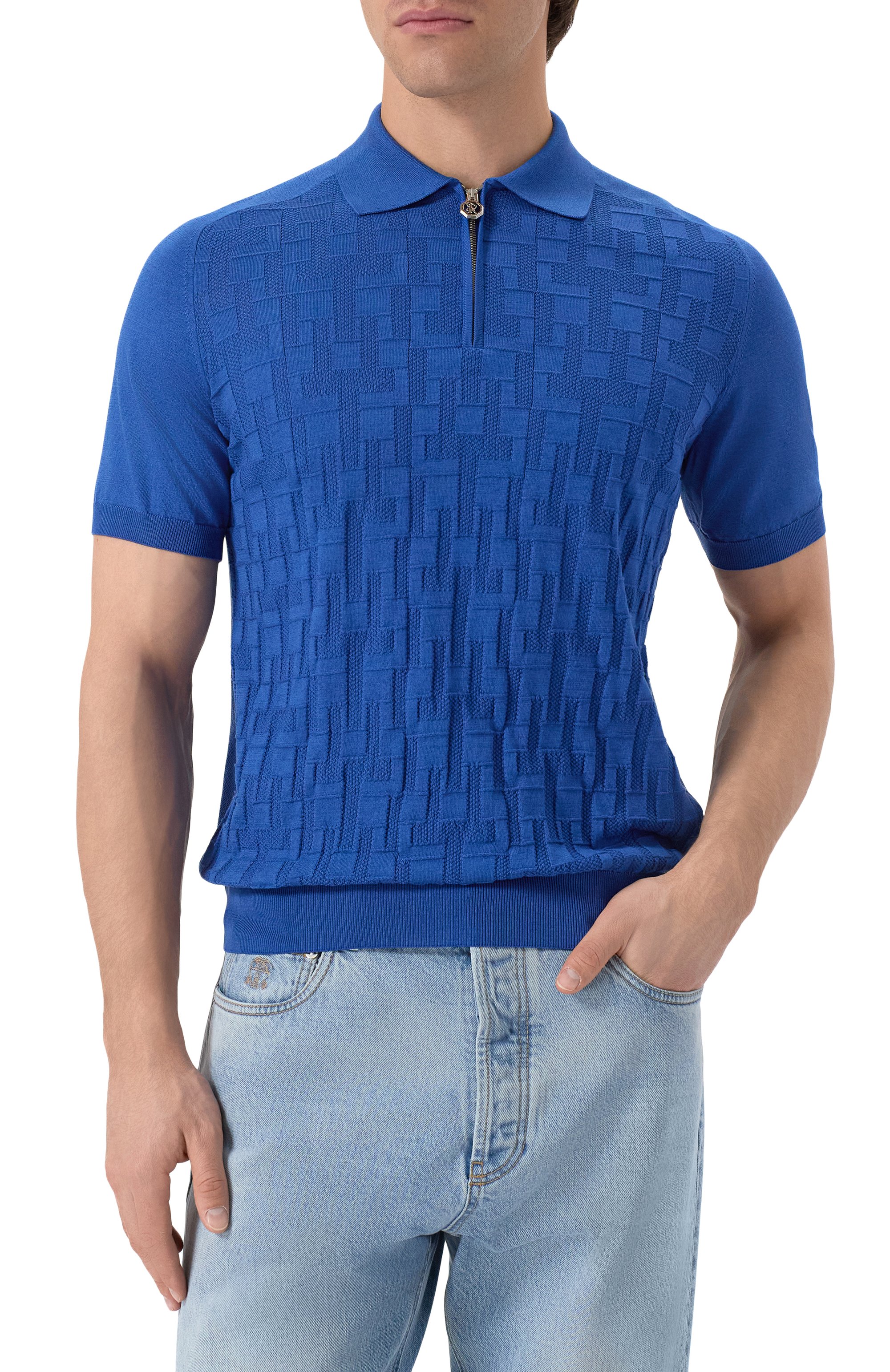 Поло из шелка и хлопка STEFANO RICCI, арт. K818098P31/F25279, фото 3