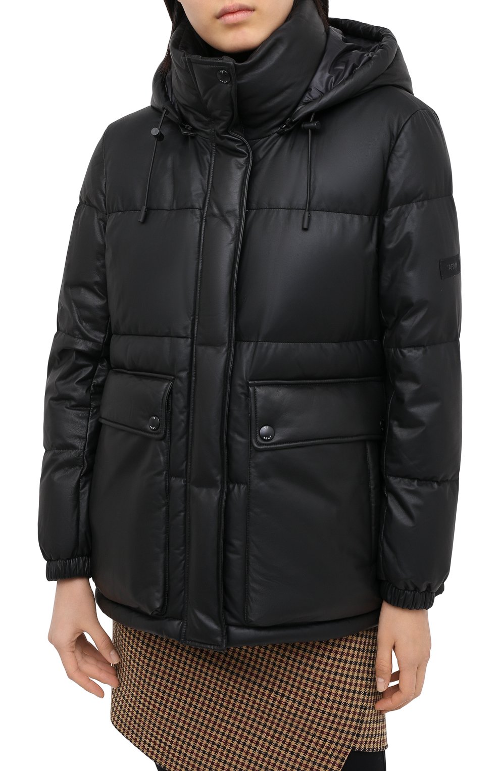 Кожаный пуховик YS ARMY PARIS, арт. 21WFV20070A24X, фото 4