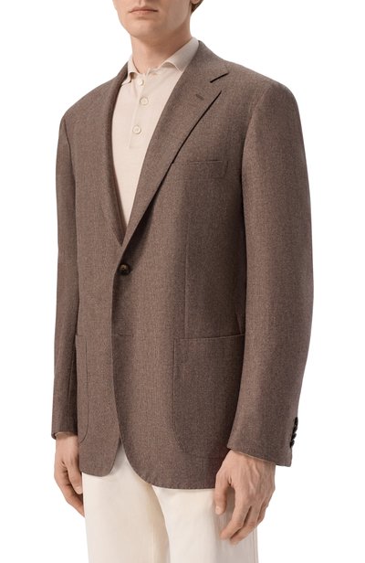 Пиджак из шерсти и кашемира KITON, арт. UG81K0105I, фото 4