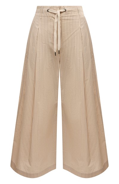 Женский хлопковые брюки-кюлоты BRUNELLO CUCINELLI, арт. MP782EG789