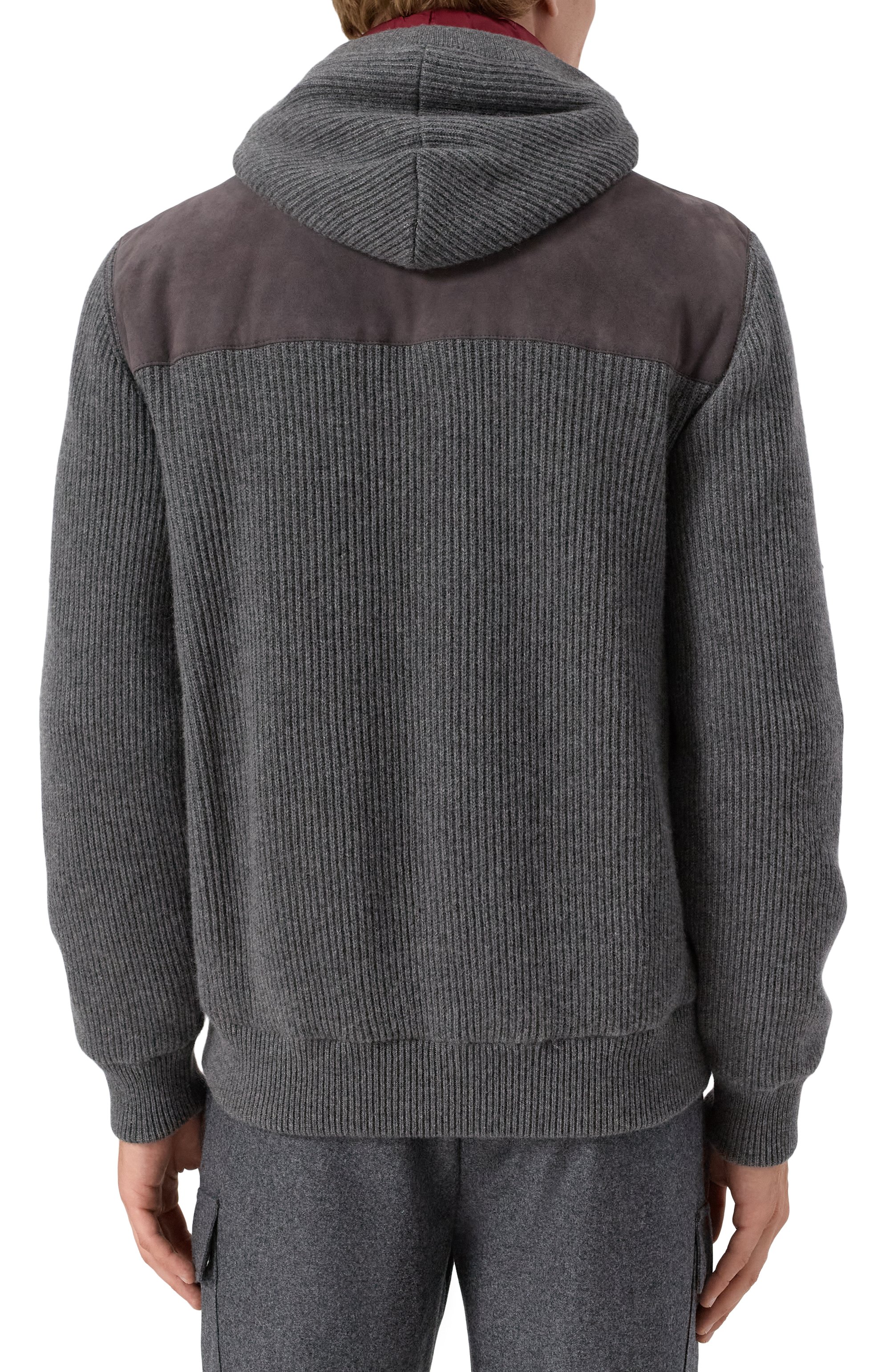 Комбинированный кардиган BRUNELLO CUCINELLI, арт. MPCLF2053, фото 4