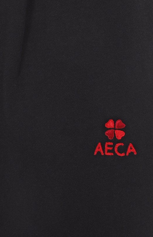 Хлопковые брюки AECA WHITE AWCMFWBDBPLSO001C0.BLACK (S) Чёрный  AWCMFWBDBPLSO001C0.BLACK (S) Фото 6